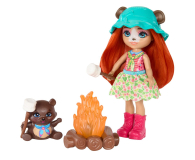 Mattel Enchantimals Wycieczka pod namiot + Lalka miś - 1212854 - zdjęcie 4